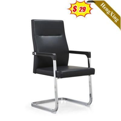 Hot Sale Office Furniture Stainless Steel Metal Legs PU Leather Training Chair