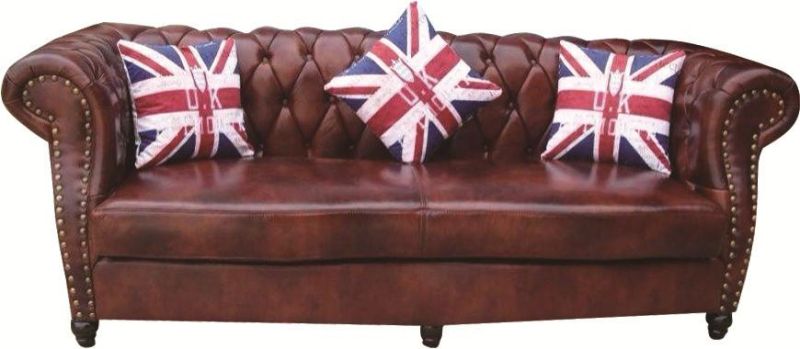 MID-Century Modern Microfiber Leather Tufted Chesterfield Loveseat Sofa