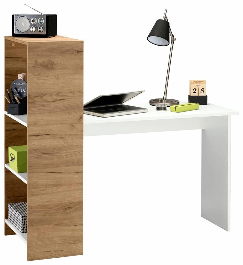 2-in-1 Bookcase Combination Bedroom Wood Computer Desk