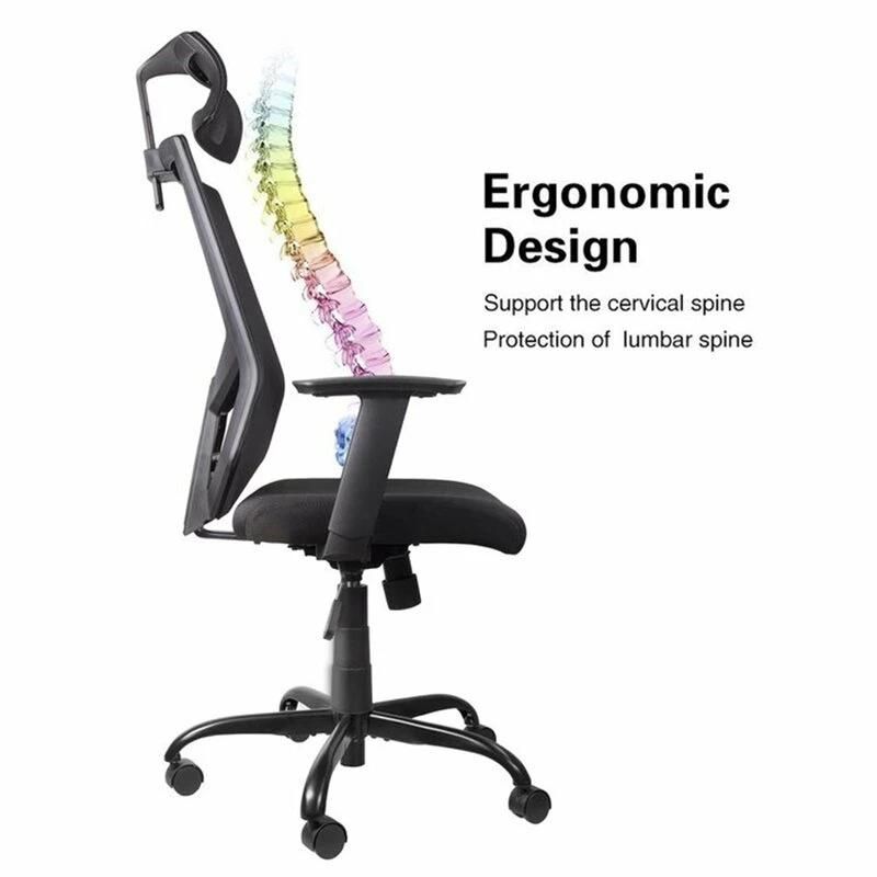 Ergonomic Design Adjustable Upholstery Mesh Conference Office Desk Chair
