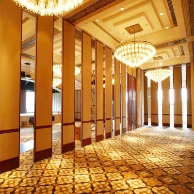 OEM ODM Sliding Acoustic Fabrics Aluminum Folding Partitions Wall