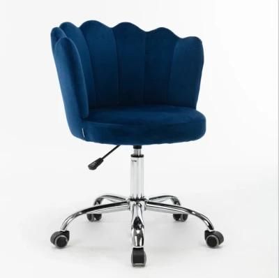 Home Furniture Design Velvet Backrest Swivel Computer Office Chair