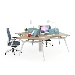 Hot Selling Open Office Furniture 3 Person Triangle Office Workstation