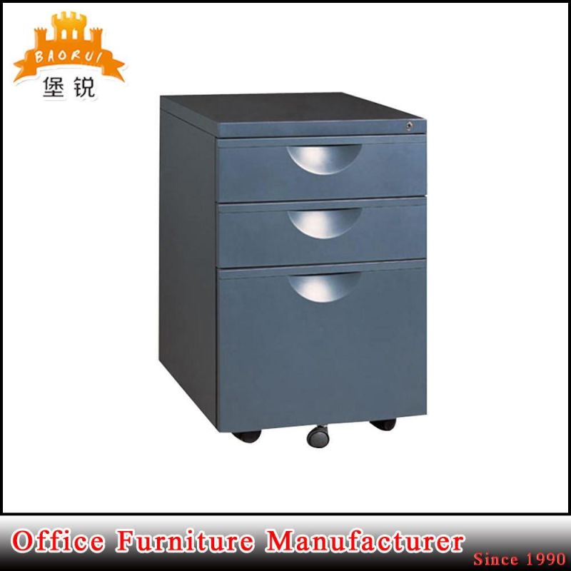 Metal 3 Drawers Vertical Mobile Cabinet