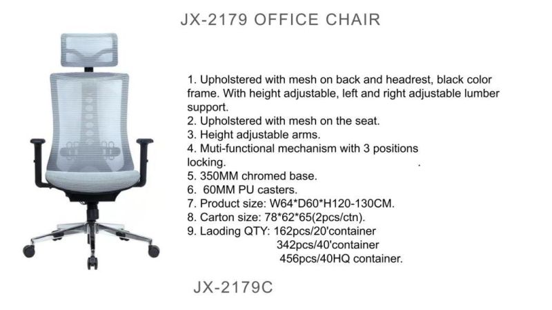 Modern Office Furniture New Design Ergonomic Executive Home Computer Office Chair