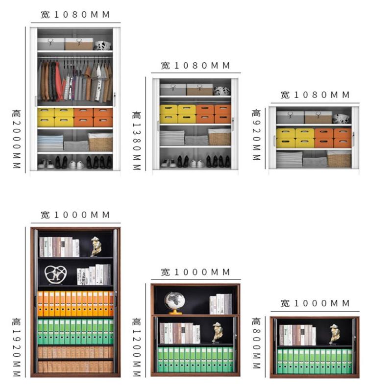 Half Height Tambour Door Metal File Cabinet Filing Cabinet