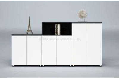 Fashion Style White Office Melamine Fiile Storage Cabinet Cupboard