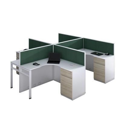 Customized Call Center Modern Furniture Table Desk Aluminum Wooden Glass Computer Partition Workstation Office Cubicle