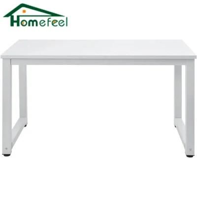 White Simple Elegant Interior Office Furniture Computer Desk Design Wholesale