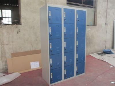 15 Door School Gym Office Metal Locker Cabinet
