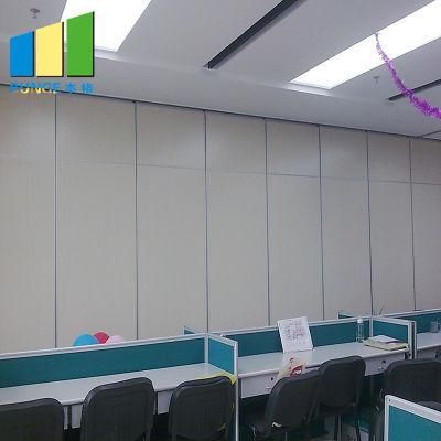 Office Workstation Aluminum Folding Melamine Acoustic Sliding Mobile Hanging Room Divider Collapsible Wall Price Movable Partition