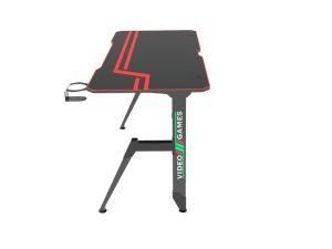 Oneray Gaming Desk Computer Table with Fighting RGB LED Breathing Light, Racing Table E-Sports Ergonomic PC Desk for Home or Office