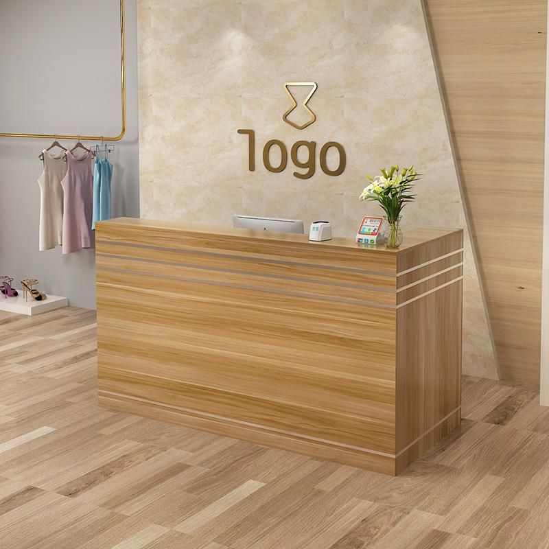 Hl-036A 2021 Top Quality Mix Color Salon Reception Table Consult Table for Sale Cashier Desk Check-out Counter Checkstand