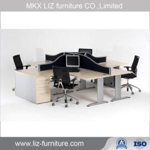 Modern Office Cubicle Workstation Partition for 4 Person 2083