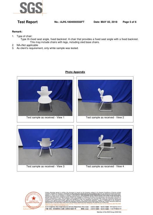 ANSI/BIFMA Standard Office Conference Plastic Training Chair