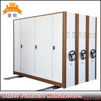 Customized File Compactor Steel Mobile Compactor Filing Cabinets Mobile Filing Shelving System