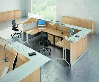 Metal Frame Customized 3 Person Workstation (SZ-WS188)