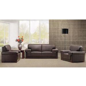 Modern Leather/PU Sofa Couch Design in Balck Color