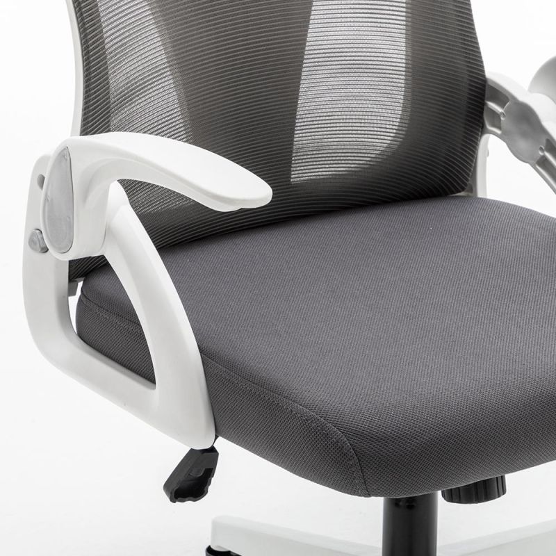 Anji Yike High Quality Morden Foldable Mesh Swivel Executive Home Office Chair with Folding Armrest
