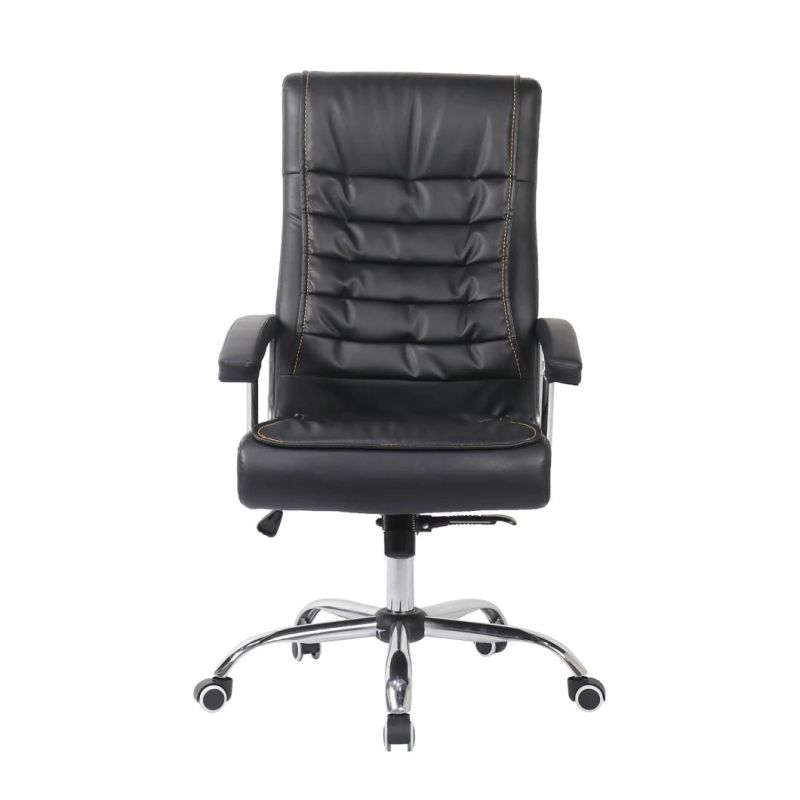 Ergonomic PU Leather Comfortable Revolving Chair Executive Swivel Chair