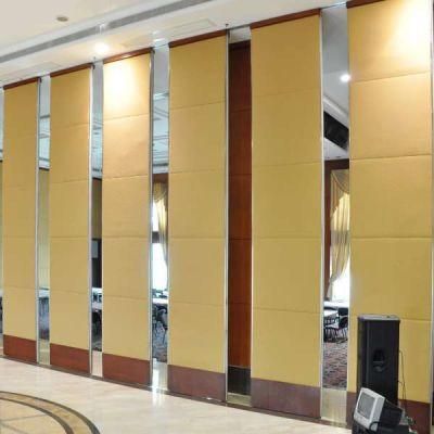 Hotel Soundproofing Operable Partition Wall Folding Door for Classroom