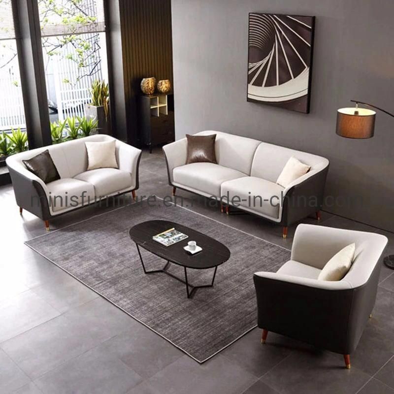 (M-SF26) Simple Style Modern Hotel/Office Visitor Waiting White 1+1+3seats Sofa Furniture