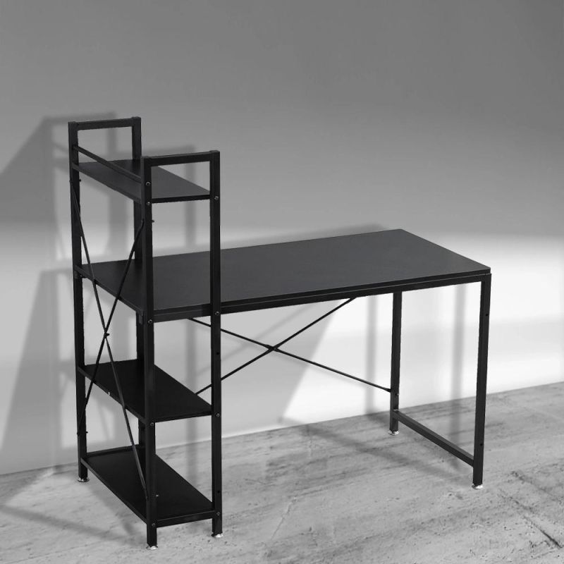 New Arrival Office Working Study Desk with Bookcase Computer Desk