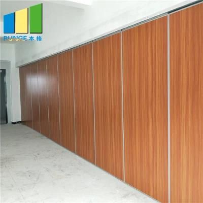 School Aluminum Frame Soundproof Melamine Wooden Panel Movable Partition Walls