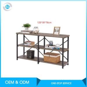 Library Furniture Wall Book Shelf Divider White Exhibition Book Shelf