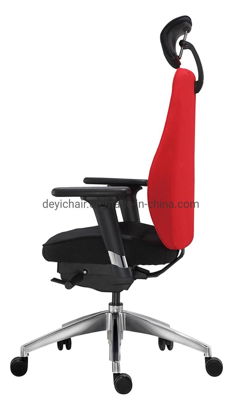 Colorful Fabric Upholstery Tall Back Donati Multifunctional Mechanism PU Surface Adlustable Arm Manager Executive Chair