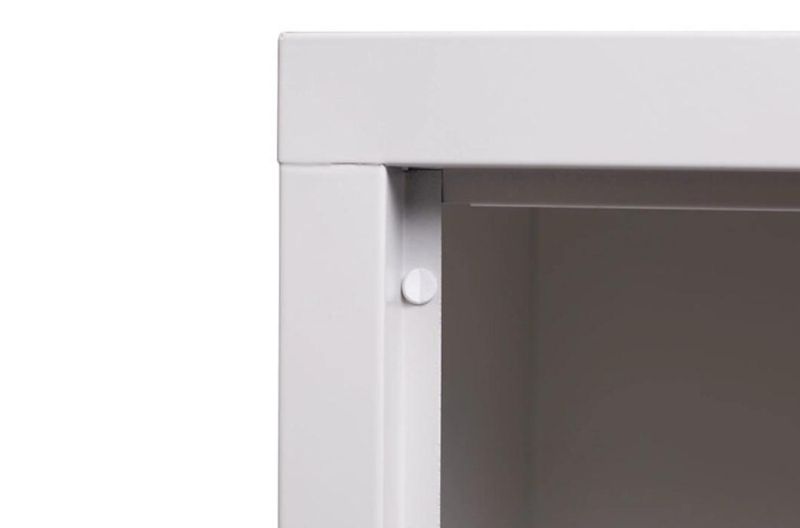 Office Furniture Blue Mobile Pedestal Metal 2 Drawers File Cabinet