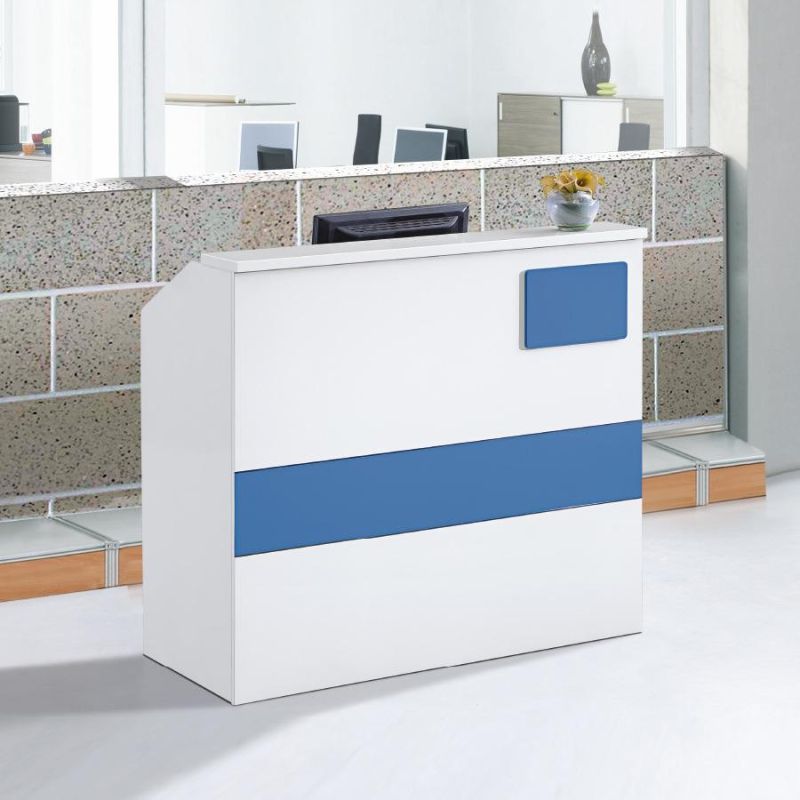 Hl-031 2021 Top Quality Mix Color Salon Reception Table Consult Table for Sale Cashier Desk Check-out Counter Checkstand