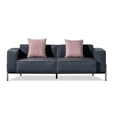 Modern Office Design Sofa Set with Stainless Steel Legs