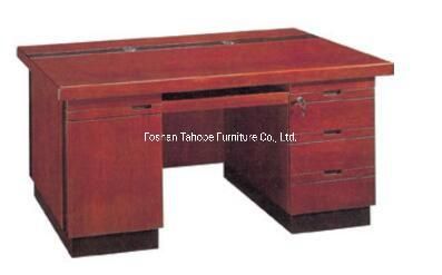 Classic Design MDF Cherry Computer Office Table Wooden Furniture (TH-5714)