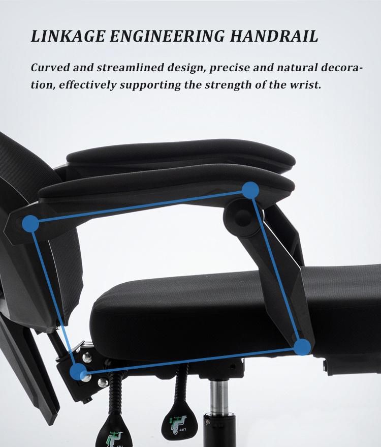 High Quality Reclining Office Chair Ergonomic Office Chair with Footrest Office Recliner Chair