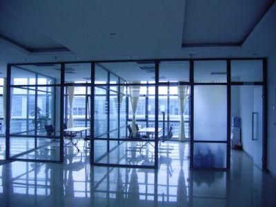 New Aluminium Alloy Glass Partition Walls Price Room Office Booth Insect Louvers