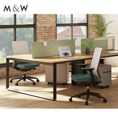Factory Staff Workstation Desk Wooden Metal Table Smart Office Furniture