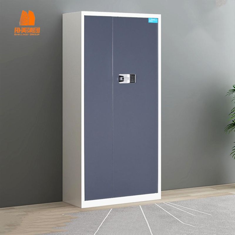 Steel Security File Cabinet with Double Doors and Multilayer Partitions