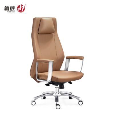 Comfortable Armrest Executive High Back Leather Office Chair