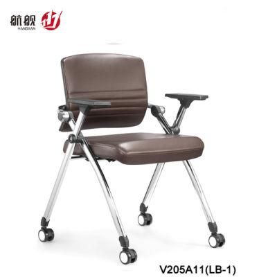 Folding Office Chair with Wheels Meeting Room Training Chair