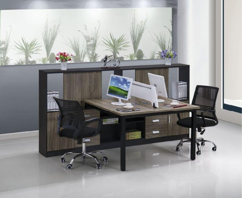 Commercial Office Partition Modular 2 Seats Workstation Office Desk for Open Space