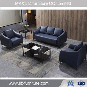 Modern Design Single Three Seater Leather Leisure Office Sofa Set (Y376)