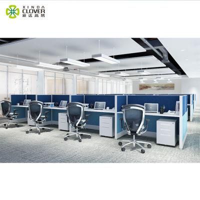 Height Quality Interior Design Writing Computer Table Demountable Call Center Cubicles Office Workstation Partition for 8 Person
