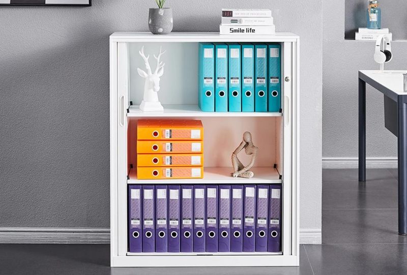Steel Office Furniture Mobile Tambour Shutter Door Rolling Door Cabinet