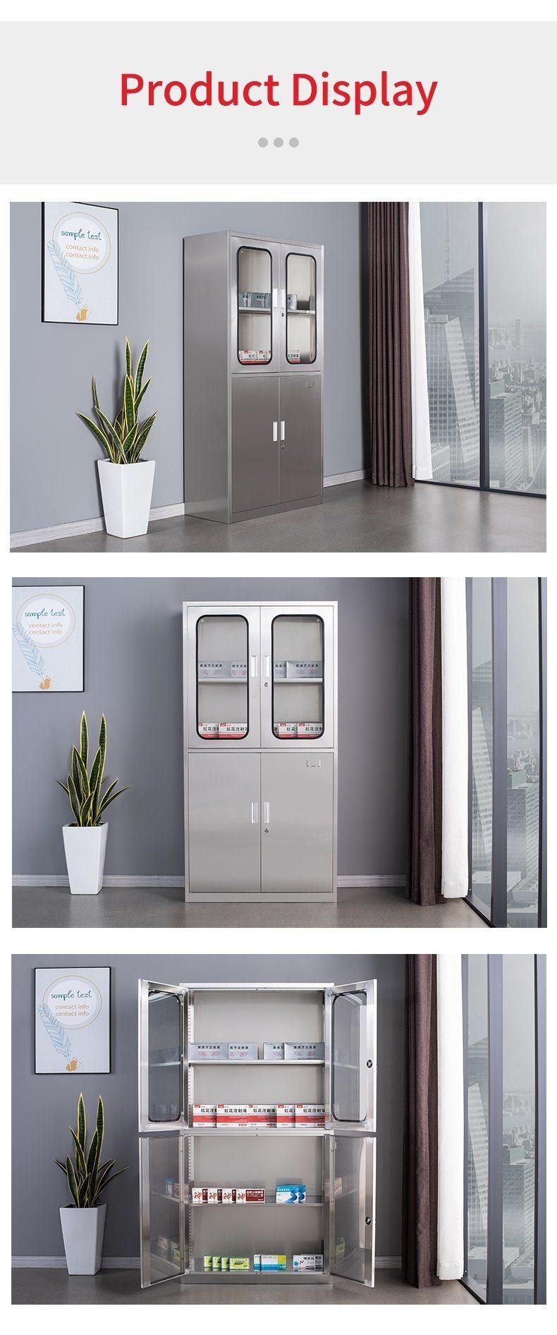 Steel Filing Cupboard Stainless Steel Storage Cupboard Medicine Cabinet