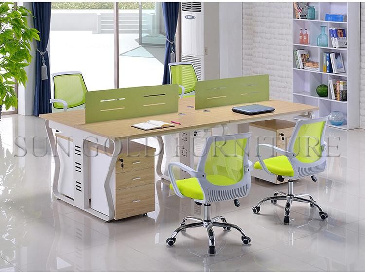 China Office Furniture 2 Person Office Workstation with Partition Wall (SZ-WS813)