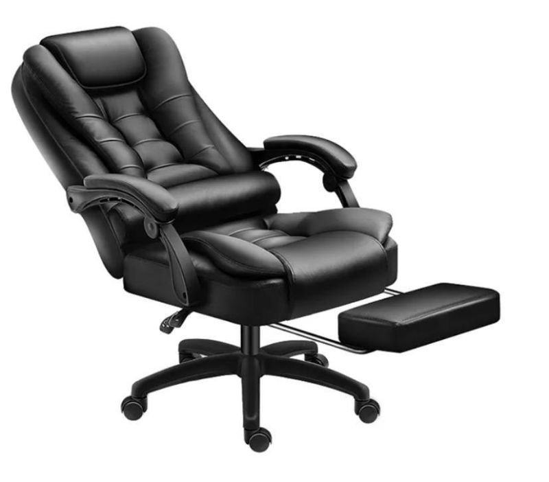 Office Chair Comfortable PU Leather Executive Chair Revolving Luxury High-Back Ergonomic Chair