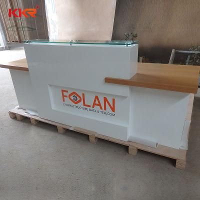 Solid Surface Stone Commercial Reception Desk