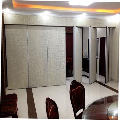Office Movable Wooden Partitions Removable Wall Sliding Folding Doors