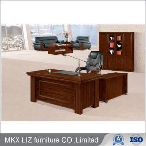 Small Size Executive Furniture L Shape Wooden Office Desk Table (D3820)